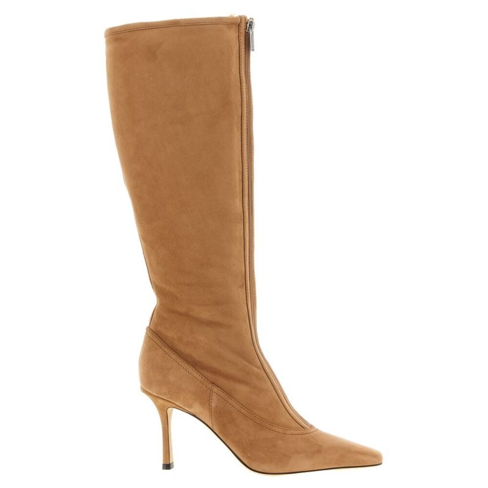 Jimmy Choo Beige Lamb Leather Over The Women's Knee